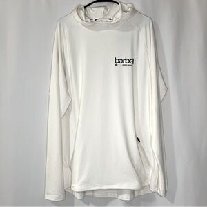 Barbell Men’s Stealth Hoodie, NWT, White/Cream, Size XL, 0147.